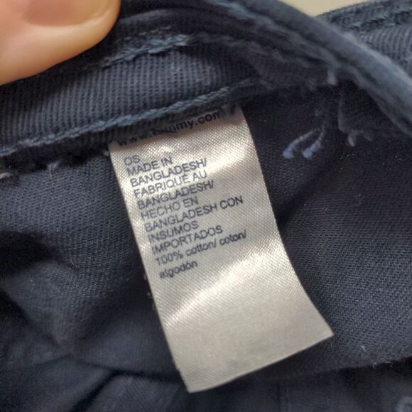 Tommy Hilfiger Men's Slideback Hat Blue Size OS Embroidered Logo Cotton - Picture 8 of 8